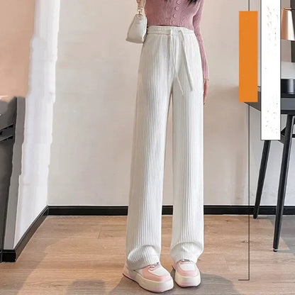2025 Summer Puff Cloud Pants Comfortable Women High Waist Draped Straight Casual Pants Cloud Puff Wide Leg Running Pants