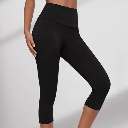 Women's High Waisted Capri Pants Super Soft No See Through Workout Yoga Running Athletic push up gym fitness Leggings