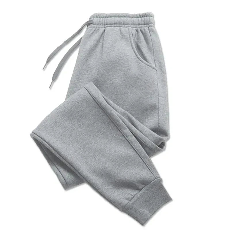Women Casual Pants Autumn Winter Fleece Sweatpants Running Jogger Sports Gym Trousers Fashion Solid Color Workout Long Pant