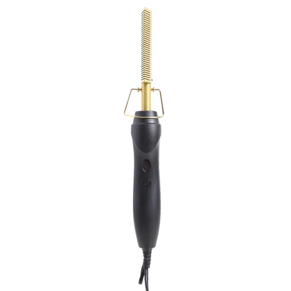 Electric Hot Comb Hair Straightener High Temperature Adjustable Temperature Iron Comb Straighten Or Curl Hair Ceramic Press Comb