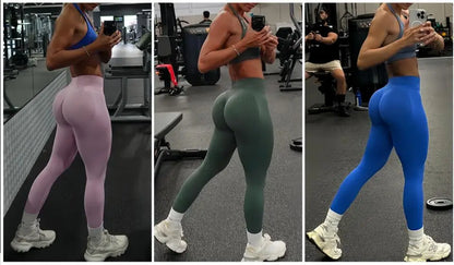 Fashion Leggings Women Scrunch Butt Seamless Leggings Yoga Pants Workout Gym Leggings Fitness Booty Sports Tights