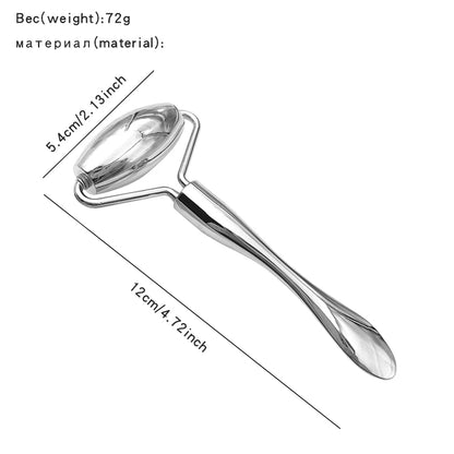 2in1 Mini Eye Massage Stick Face Lifting Massage Anti Cream Eye Pouch Dark Circles Spoon Applicator Facial Mixing Scoop Tool