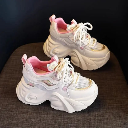 Trends 2025 Stylish Lace Up Athletic Shoes for Women Walking New In Deals Fashion Designer Luxury Light Woman Footwear On Sale