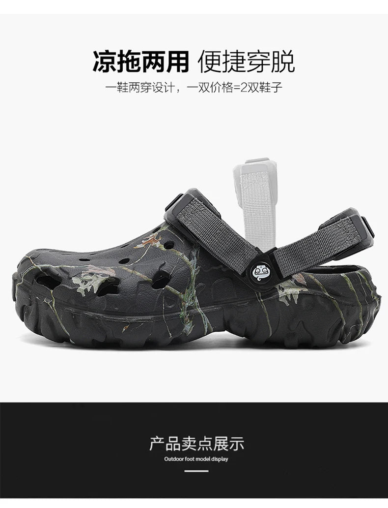 Men Shoes Slippers Men Garden Flat Sandals Platform Sandals Man Summer Sandals 2024 Male Sneakers Outdoor Flip Flops Home Clogs