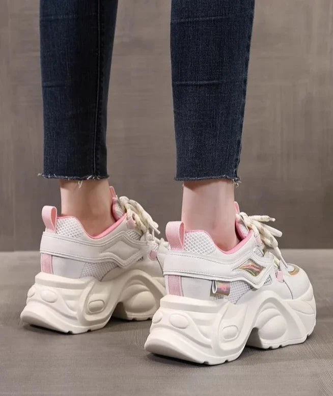 Trends 2025 Stylish Lace Up Athletic Shoes for Women Walking New In Deals Fashion Designer Luxury Light Woman Footwear On Sale