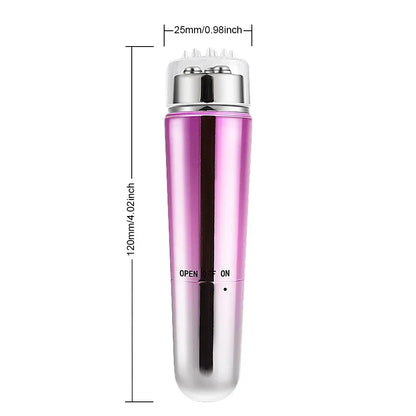 Mini Eye Massager – Electric Anti-Wrinkle & Anti-Aging Eye Massager for Dark Circles, with 4 Replaceable Heads