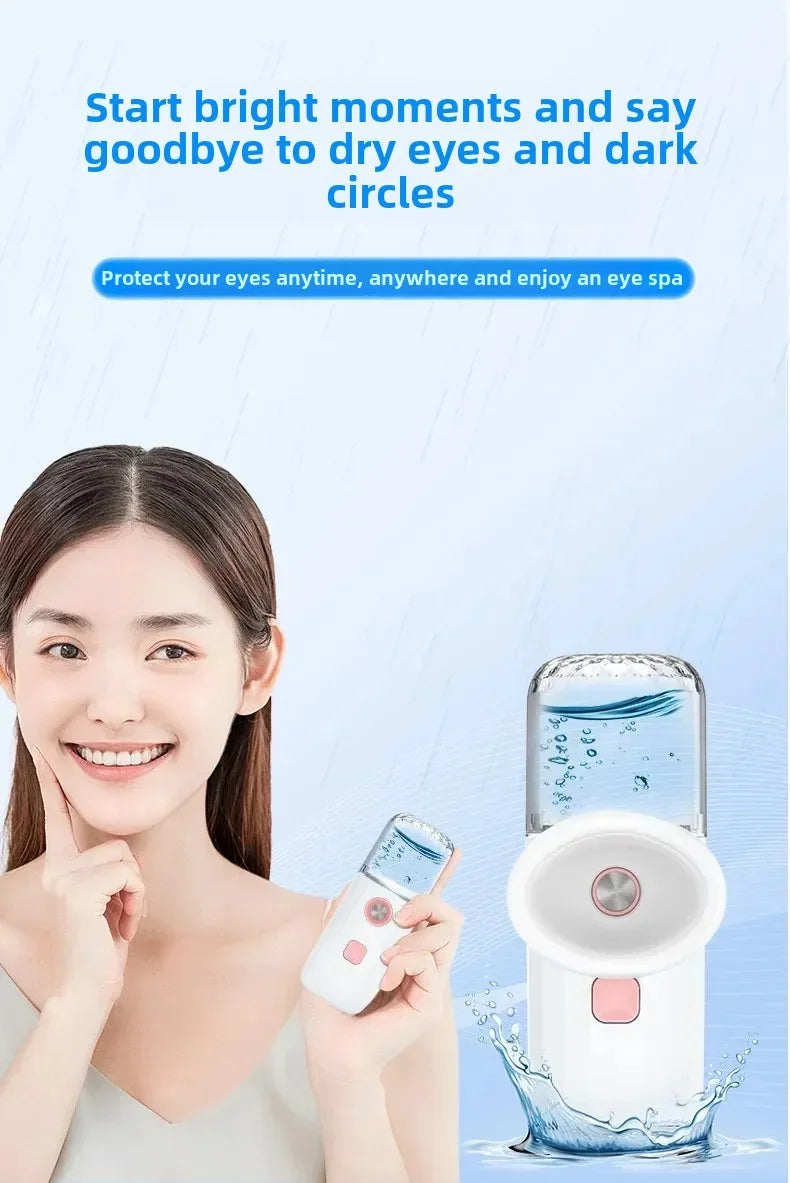 Nano Eye Care Device - Eye Massager with Steam Atomization, Spray for Dry Eyes, Hydrating & Nourishing