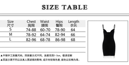 Summer Women's Backless Dinner Feeling Low Cut V-neck Velvet Tassel Suspended Dress With Waist Wrap To Show Thin Dress