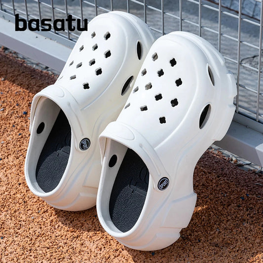 BASATU Women's Sandals Summer Slippers Flat Sandals 8cm Platform Sandals Women Heels Sandals Women Shoes Zapatos Sandalias