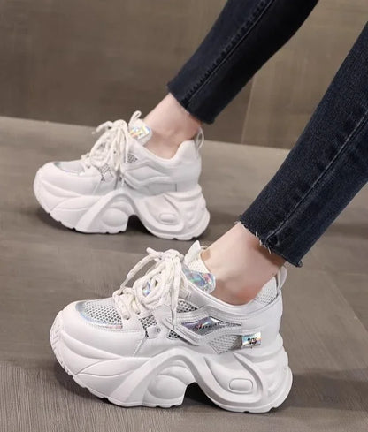 Trends 2025 Stylish Lace Up Athletic Shoes for Women Walking New In Deals Fashion Designer Luxury Light Woman Footwear On Sale