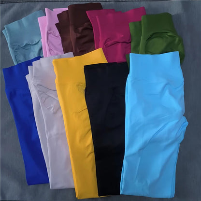 Fashion Leggings Women Scrunch Butt Seamless Leggings Yoga Pants Workout Gym Leggings Fitness Booty Sports Tights
