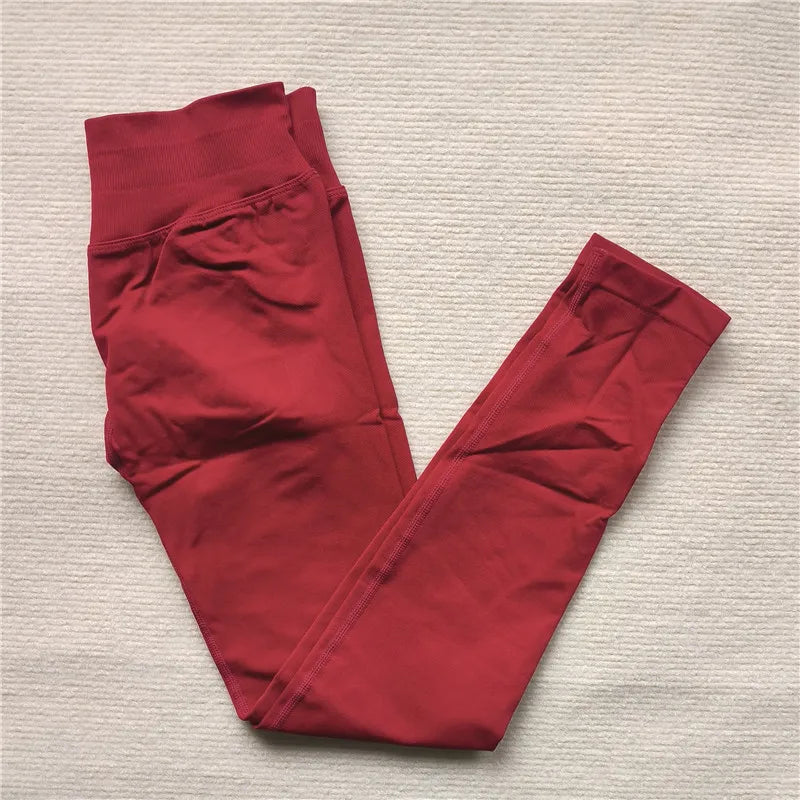 Fashion Leggings Women Scrunch Butt Seamless Leggings Yoga Pants Workout Gym Leggings Fitness Booty Sports Tights